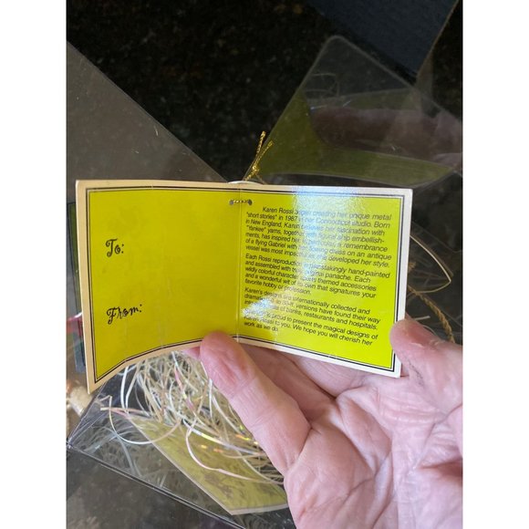 Silvestri Fanciful Flights Ornament, Lotus Blossom, NIB - Picture 10 of 11